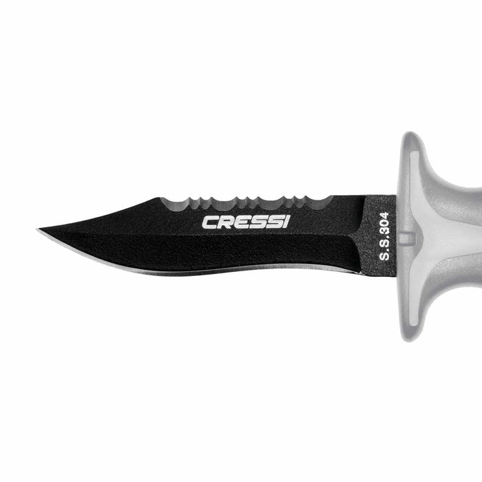 Coltello da immersione Predator Nero 18,3cm Cressi RC554500