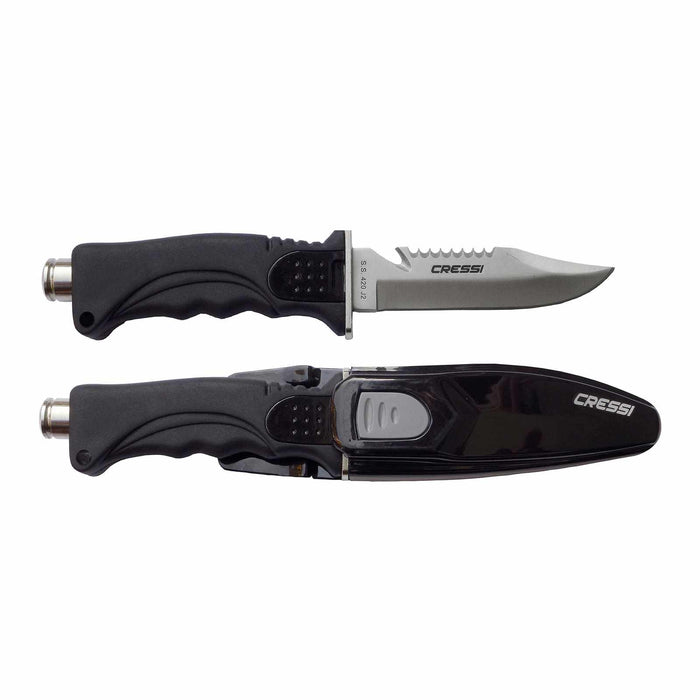 Coltello da immersione Skorpion Nero 25cm Cressi RC559000