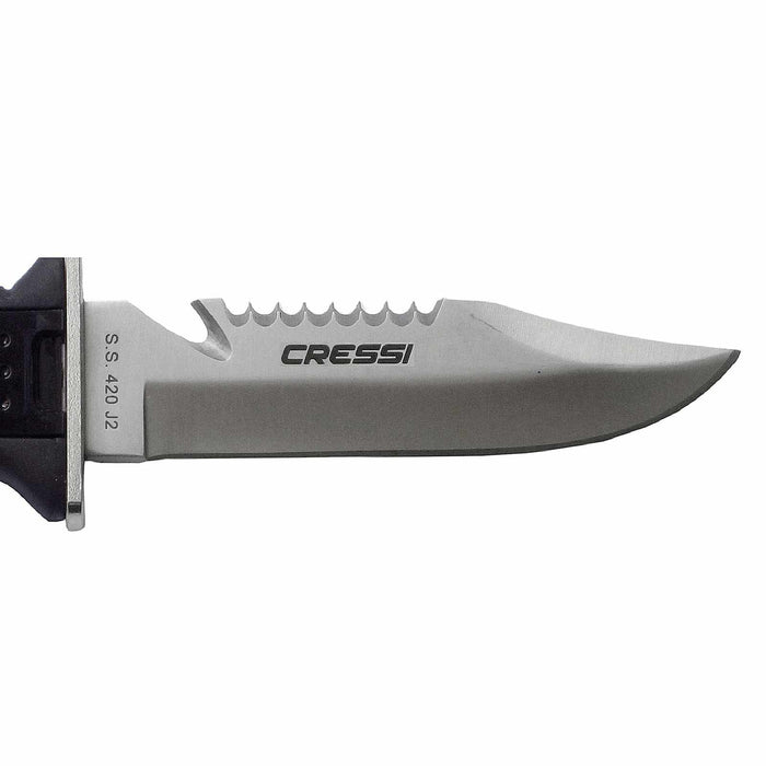 Coltello da immersione Skorpion Nero 25cm Cressi RC559000