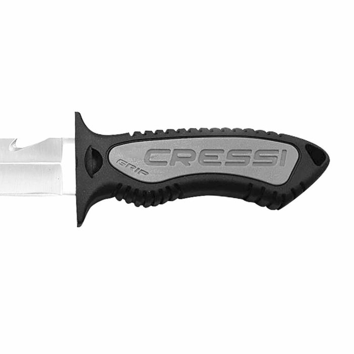 Diving Knife Grip Titanio Black 15,7cm Cressi BRC559420