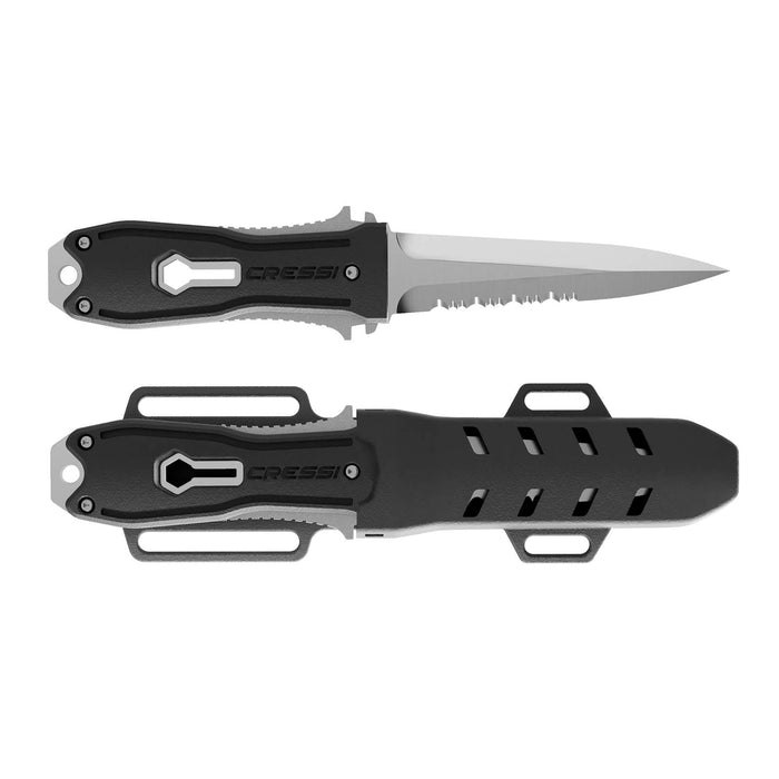Diving Knife Lizard Black 21cm Cressi RC559600
