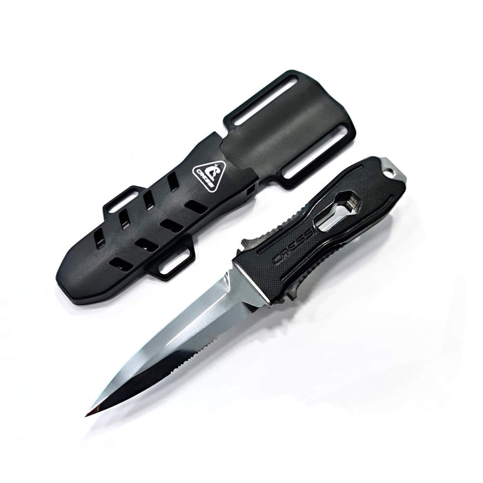 Diving Knife Lizard Black 21cm Cressi RC559600