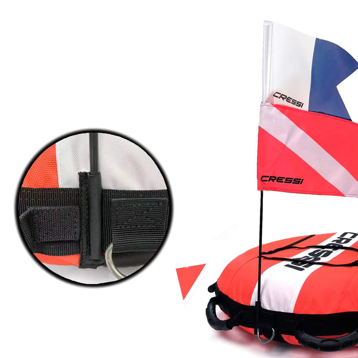 Freediving Buoy Training Pro Red-Fluor Cressi BTA611980