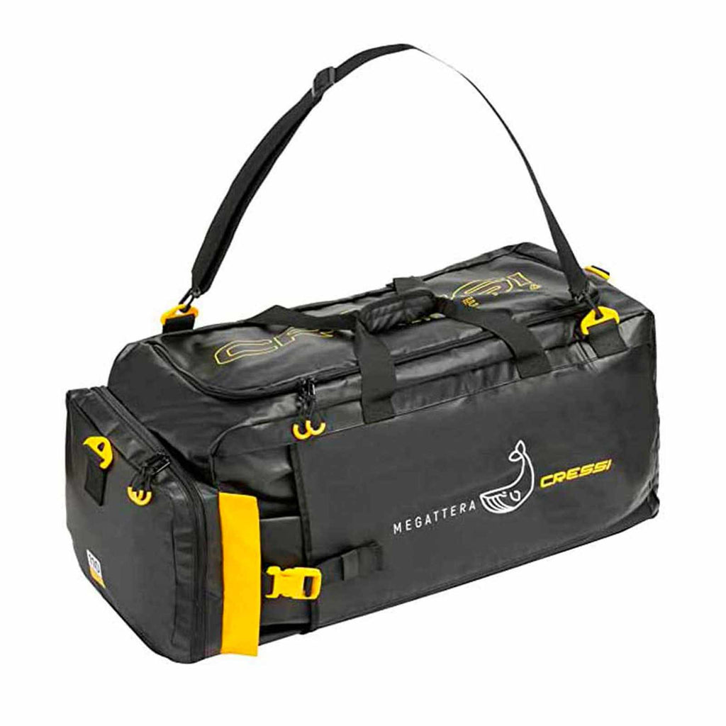 Dry Bag Megattera Black-Yellow 83x41x34cm 110l Cressi XUA926150