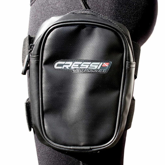 Leg Pocket Black Standard Cressi BUA928000