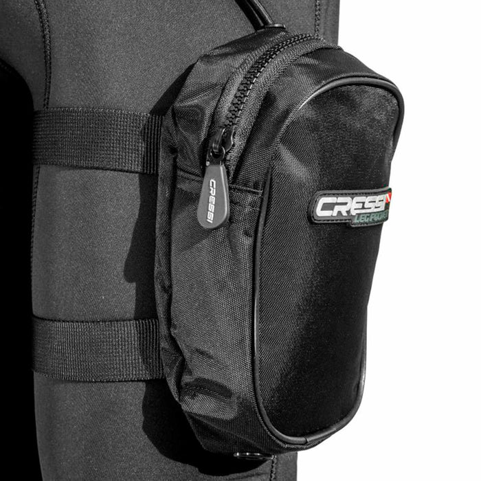 Leg Pocket Black Standard Cressi BUA928000