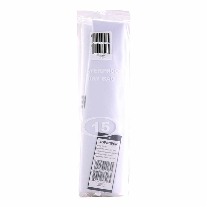 Sacchetto Impermeabile Pvc Bianco 15l Cressi XUA928305