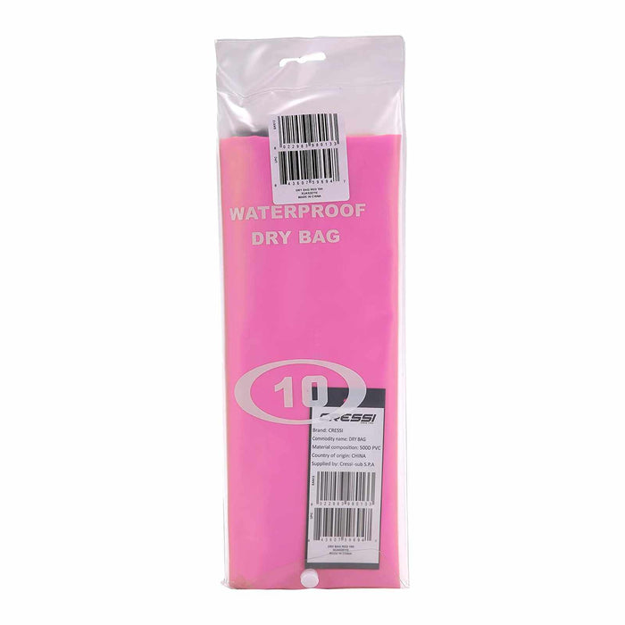Sacchetto Impermeabile Pvc Rosa 10l Cressi XUA928410