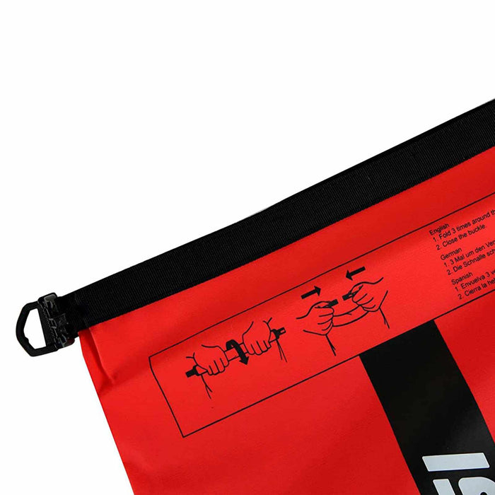 Sacchetto Impermeabile Pvc Premium Nero-Rosso 20l Cressi XUA962058