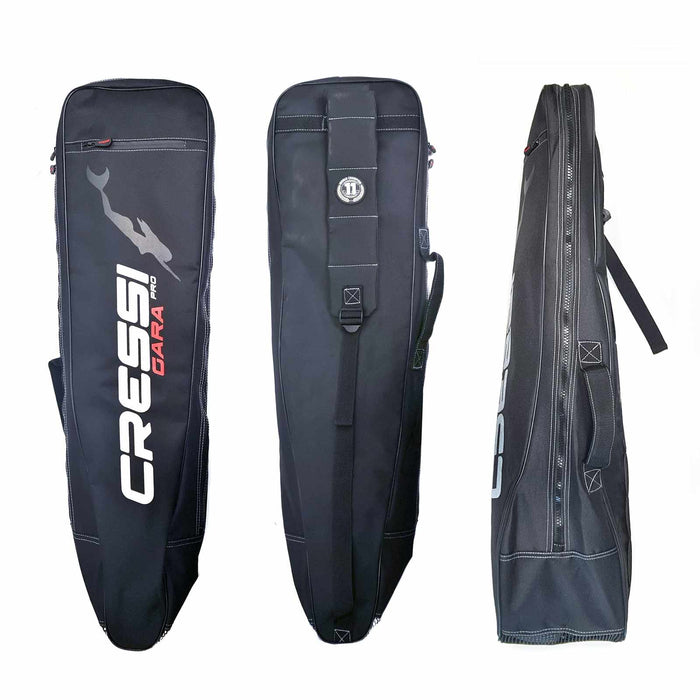 Bag Gara Pro For Fins Black 94x26x21cm Cressi BUB931082