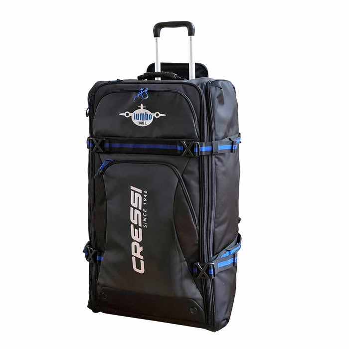 Borsa Trolley Jumbo Nera 80x50x35cm Cressi UB932500