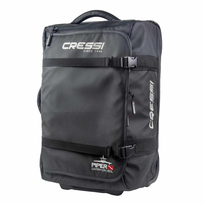 Borsa Trolley Piper Nera 35,5x23x56cm Cressi UB952000