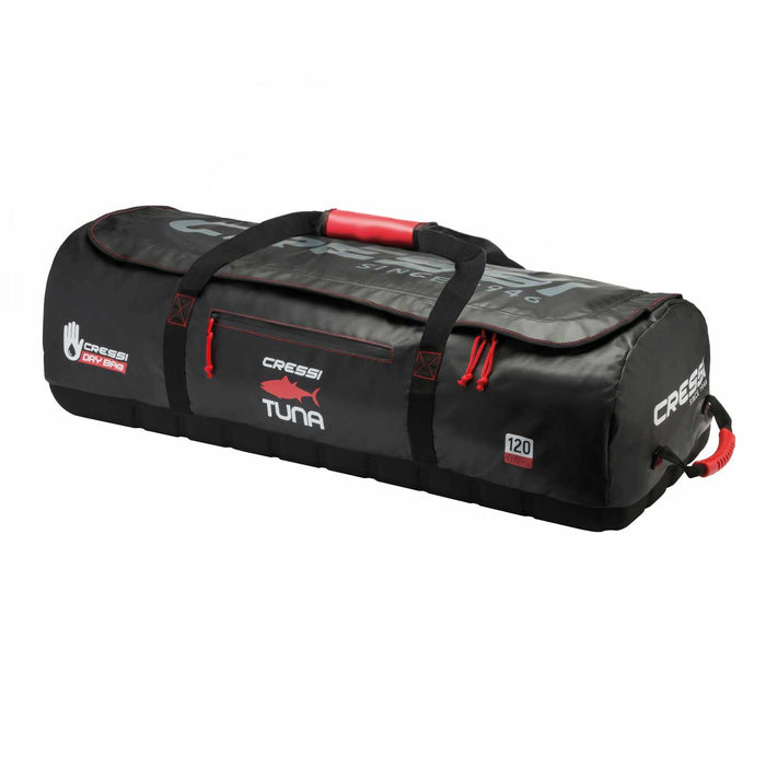 Borsa con Ruote Tuna Nero-Rosso 95x40x35cm Cressi XUB976200