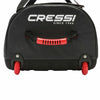 Borsa con Ruote Tuna Nero-Rosso 95x40x35cm Cressi XUB976200