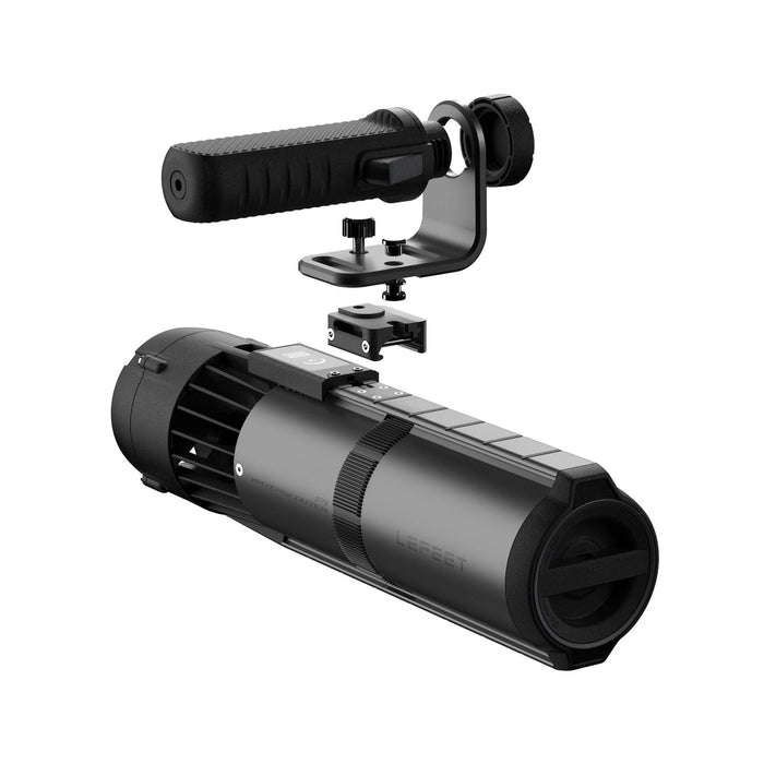 Kit de riel para una mano para scooters submarinos P1 y P1 XR Negro Lefeet C041002