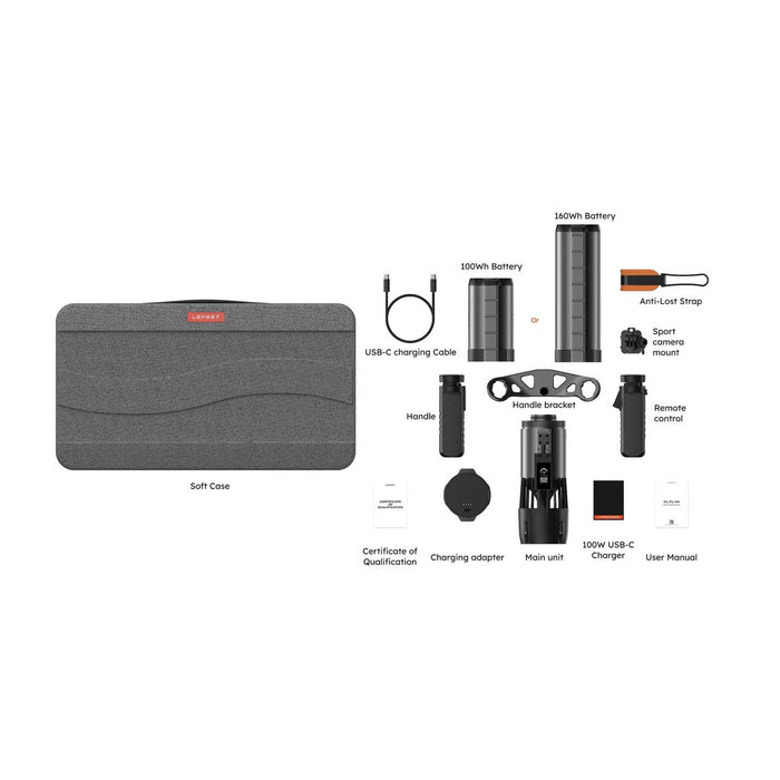 Scooter sous-marin P1 XR Gris Lefeet C041020