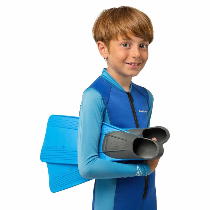 Snorkeling and Swimming Fins Clio Kids Blue EU 33-34-UK 1-2 Cressi CA102033