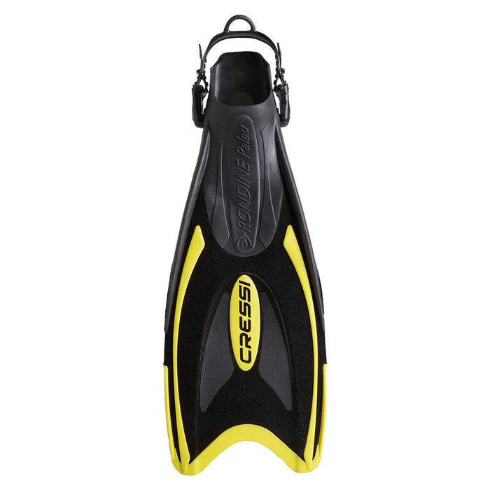 Pinne da snorkeling e nuoto Palau Nere-Gialle EU 38-41-UK 4-7 Cressi CA115138