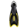 Pinne da snorkeling e nuoto Palau Nere-Gialle EU 38-41-UK 4-7 Cressi CA115138