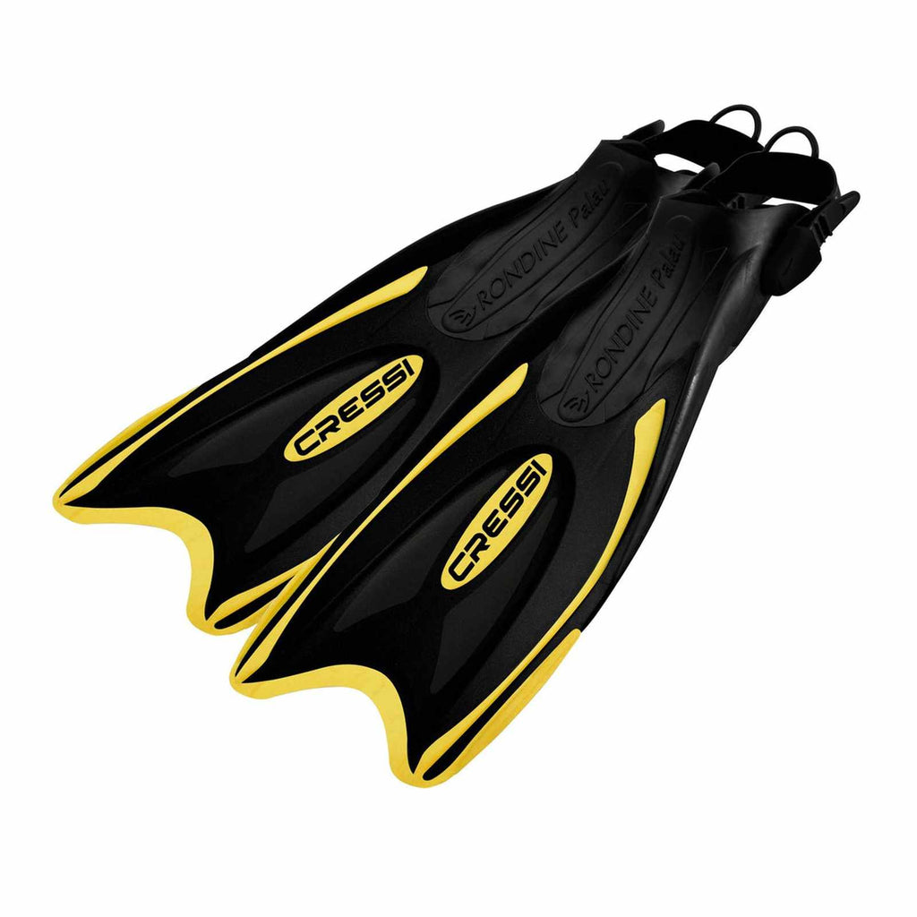 Snorkeling and Swimming Fins Palau Black-Yellow EU 41-44-UK 7-10 Cressi CA115141