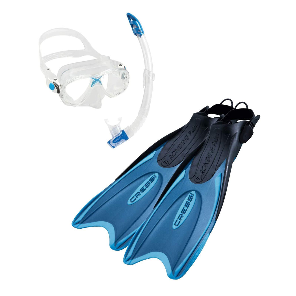 Snorkeling Kit Palau Blue EU 32-35-UK 1-2 Cressi CA122632