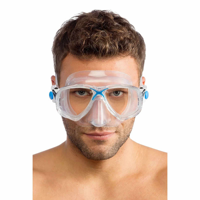 Snorkeling Kit Palau Blue EU 38-41-UK 4-7 Cressi CA122638