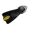 Aletas de buceo y snorkel Palau Saf Negro-Amarillo EU 38-41 Cressi CA135138