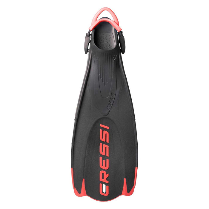 Palmes de Snorkeling et de Natation Maui Noir-Rouge M-L Cressi CA155841