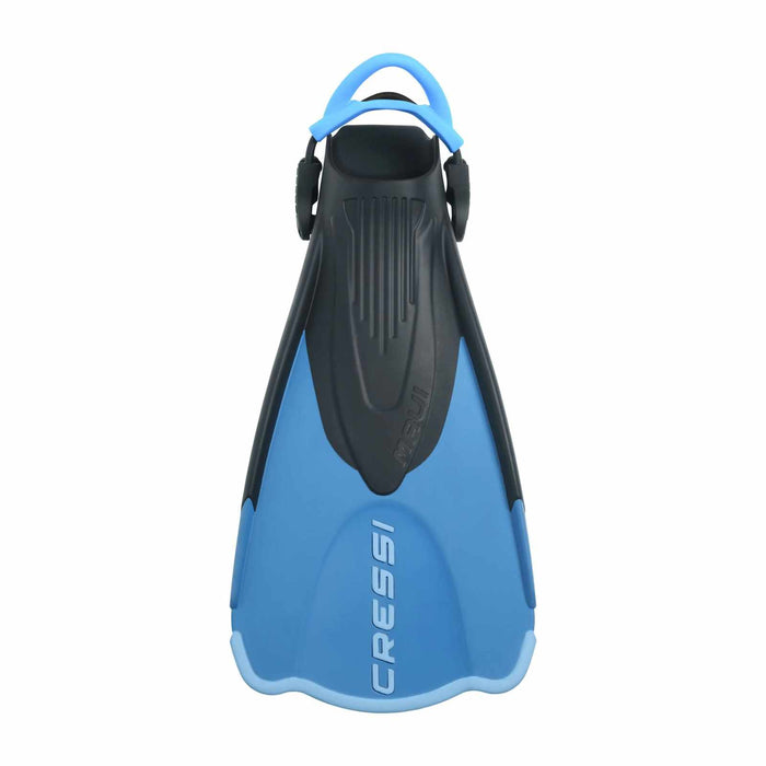 Snorkeling and Swimming Fins Maui Short Light-Blue S-M Cressi CA165238