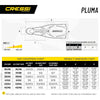 Snorkeling Kit Pluma Black EU 35-36-UK 2,5-3,5 Cressi CA17953536