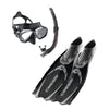 Snorkeling Kit Pluma Black EU 35-36-UK 2,5-3,5 Cressi CA17953536