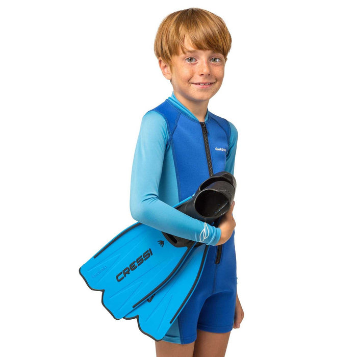 Palmes de snorkeling et de natation Rondinella Enfants Bleu EU 29-30-UK 9-11 Cressi CA182029