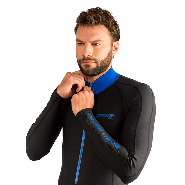 Muta Skin Uomo 1mm Nero-Blu Monopezzo S-2 Cressi WDG050202