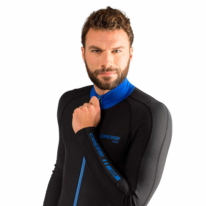 Muta Skin Uomo 1mm Nero-Blu Monopezzo S-2 Cressi WDG050202