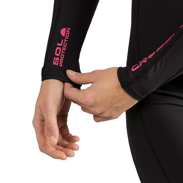 Muta Skin Donna 1mm Nero-Rosa Monopezzo M-3 Cressi WDG050403