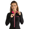 Muta Skin Donna 1mm Nero-Rosa Monopezzo L-4 Cressi WDG050404