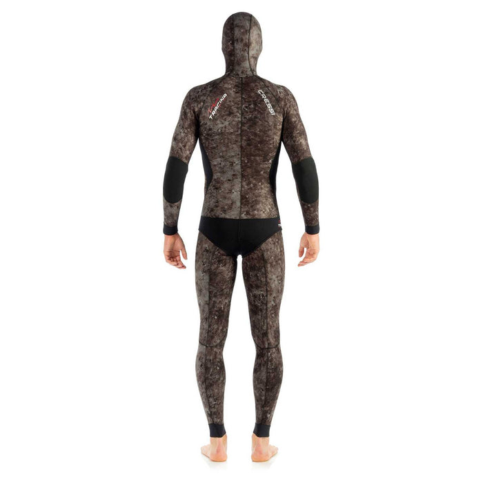 Fishing Full Wetsuit Tracina Ultraspan Man 7mm Camo L-4 Cressi CLE465314