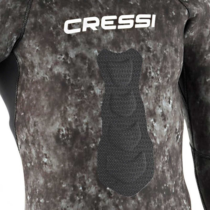 Fishing Full Wetsuit Tracina Ultraspan Man 7mm Camo L-4 Cressi CLE465314