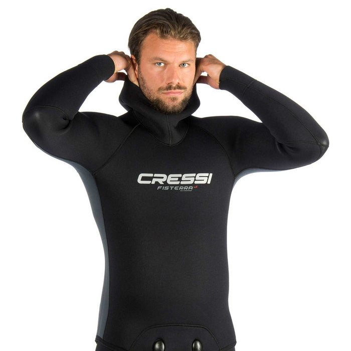 Muta Top Fisterra Lc 9mm Nero S-2 Cressi CLK489902CH