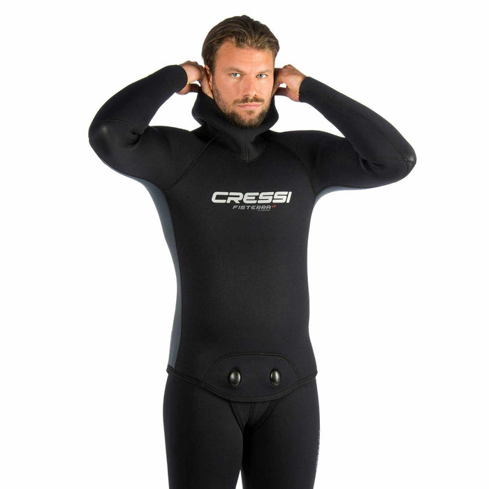Wetsuit Fisterra Lc 9mm Black XXL-6 Cressi CLK489906