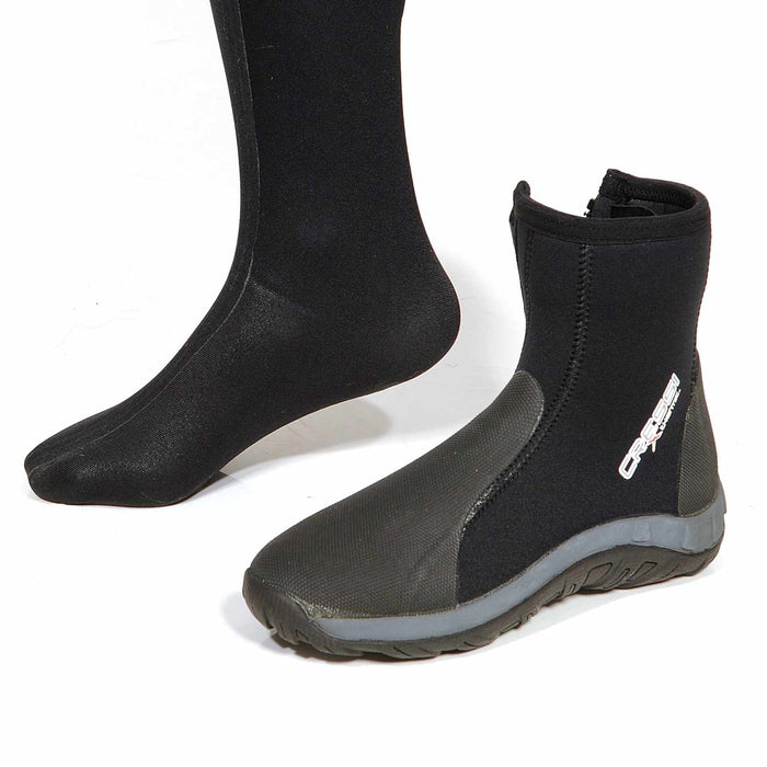 Muta Stagna Desert Uomo 4mm Nero-Bianco L-4 Cressi LQ401004