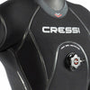 Muta Stagna Desert Uomo 4mm Nero-Bianco L-4 Cressi LQ401004
