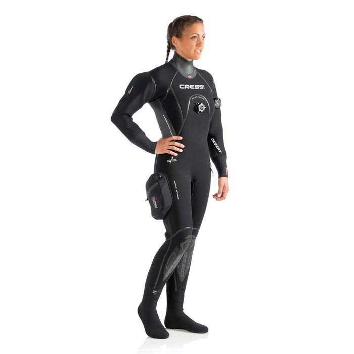 Muta Stagna Desert Donna 4mm Nero-Bianco XS-1 Cressi LQ401101