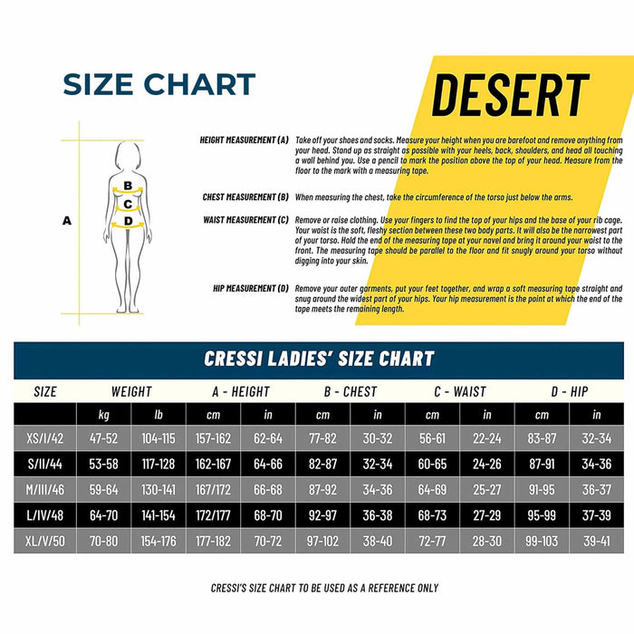 Drysuit Desert Woman 4mm Black-White XL-5 Cressi LQ401105
