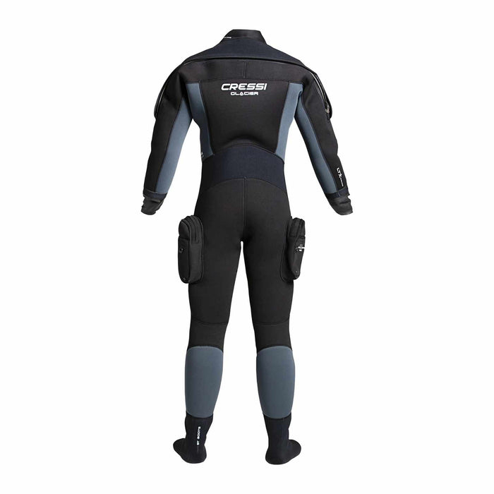 Mutandina Drysuit Glacier Donna 4mm Nero-Blu S-2 Cressi LQ401402