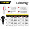Drysuit Glacier Woman 4mm Black-Blue XL-5 Cressi LQ401405