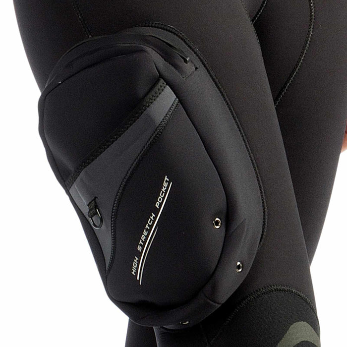 Wetsuit Ice Man 7mm Black-White M-3 Cressi CLQ403003