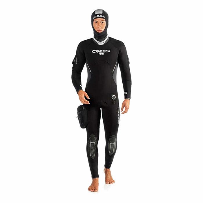 Neoprenanzug Eis Mann 7mm Schwarz-Weiß XL-5 Cressi CLQ403005