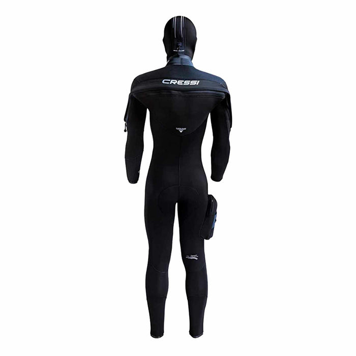 Neoprenanzug Eis Mann 7mm Schwarz-Weiß XL-5 Cressi CLQ403005