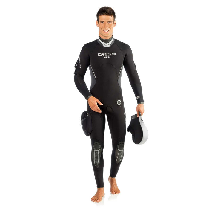 Wetsuit Ice Man 7mm Black-White XXL-6 Cressi CLQ403006